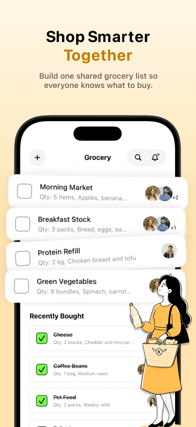 Kith app mockup
